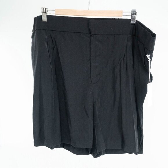 Dex Plus Pleated Satin Short women's shorts | 2X | NWT - Picture 3 of 8